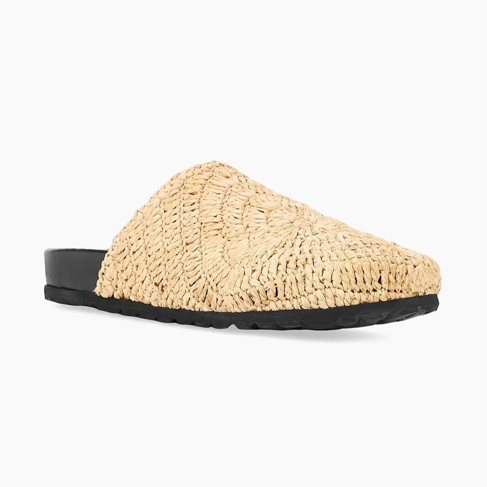 STAUD Dia Raffia Mules Natural Size EU 36 - Picture 3 of 13